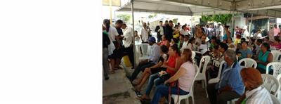 Imagem: Público aguarda atendimento em mutirão na 11ª Vara Federal