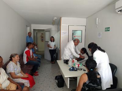 Imagem: Prefeitura cedeu médicos para exames preventivos junto aos jurisdicionados