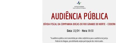 Imagem: JFAL participa por cooperação judiciária de audiência pública promovida pela Seção Judiciária do Rio