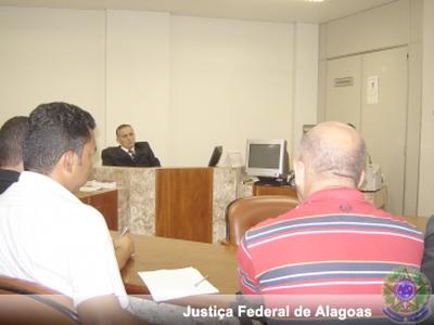 Juiz federal Paulo Cordeiro conduziu audiência Imagem: Juiz federal Paulo Cordeiro conduziu audiência