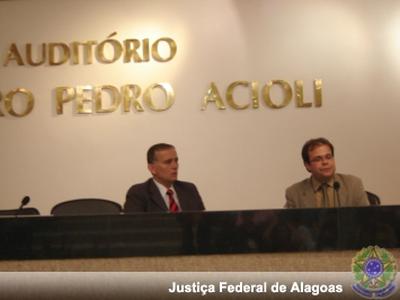 Imagem: Juiz Paulo Cordeiro e desembargador Tutmés falaram sobre Quinto Constitucional