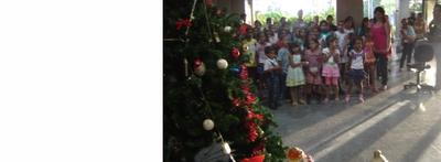 Imagem: Crianças da Grota do Rafael na campanha passada.