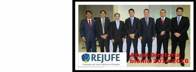 Atual diretoria da REJUJE, biênio 2014-2016 Imagem: Atual diretoria da REJUJE, biênio 2014-2016