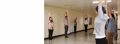 Ginástica laboral melhora qualidade de vida do servidor Imagem: Ginástica laboral melhora qualidade de vida do servidor