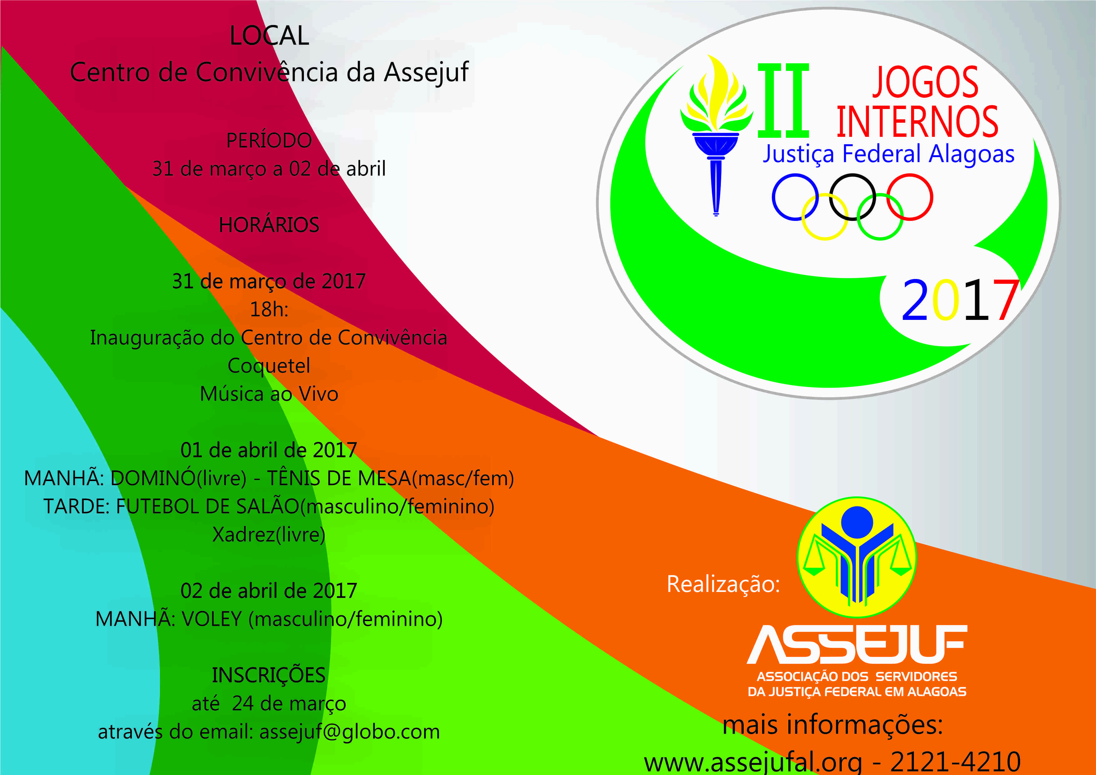 JFAL - Assejuf/AL convida para inauguração do Centro de