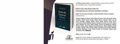 Livro: *Direito Dos Concursos Públicos - Instrumentos de Controle Interno e Externo* Imagem: Livro: *Direito Dos Concursos Públicos - Instrumentos de Controle Interno e Externo*