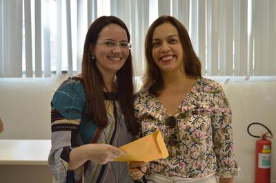 Brindes sorteados com servidoras Imagem: Brindes sorteados com servidoras