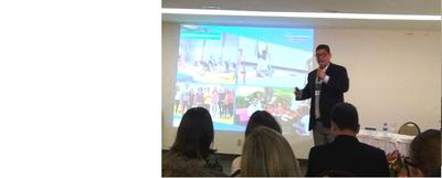 Imagem: Augusto Camelo do NGP/JFAL apresenta o programa de boas práticas durante o Fórum