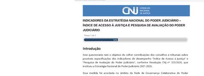 Pesquisa CNJ Imagem: Pesquisa CNJ