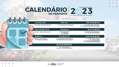 Imagem: Calendário oficial de feriados e pontos facultativos já está disponível
